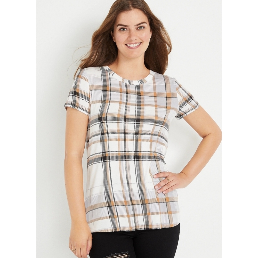 24/7 Maurices Plaid Classic Tee